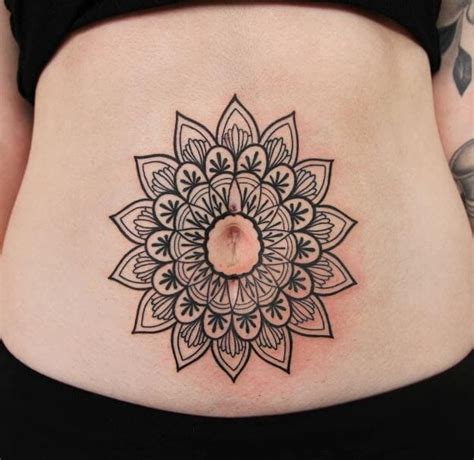 150+ Cute Stomach Tattoos for Women (2021) - Belly Button, Navel