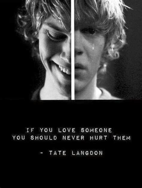 Tate Langdon quote | Evan peters american horror story, American horror, American horror story ...