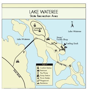 Lake Wateree State Park Map - Lake Wateree South Carolina • mappery