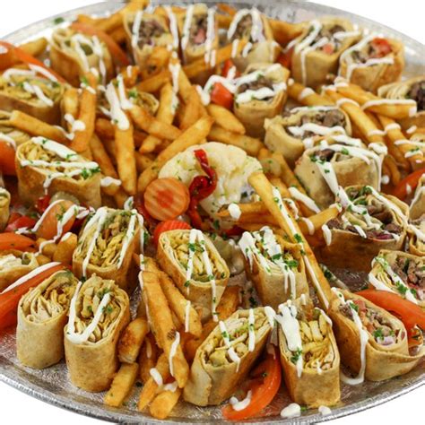 Holy Land Arabic Shawerma Sandwiches Platter - Holy Land Catering