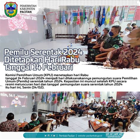 Pemilu Serentak 2024 Ditetapkan Hari Rabu Tanggal 14 Februari ...