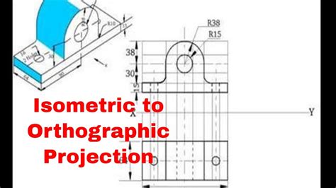 Engineering Drawing Orthographic Projection - YouTube