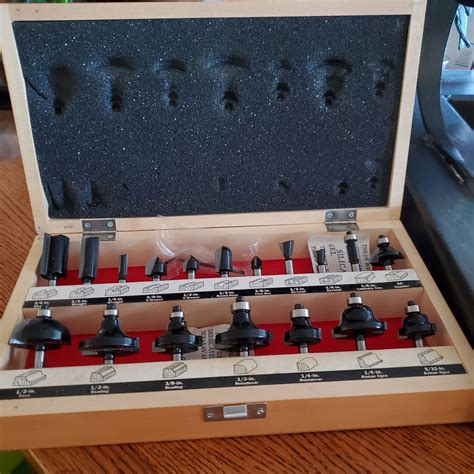 SEARS CRAFTSMAN CARBIDE 18-piece Router Bit Set With Wooden | Etsy | Router bit set, Sears ...