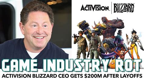 Activision Blizzard CEO Nets HUGE Bonus After Mass Layoffs