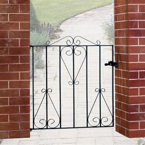 Classic Wrought Iron Style Metal Garden Gate | Cheap Classic Wrought Iron Style Metal Garden ...