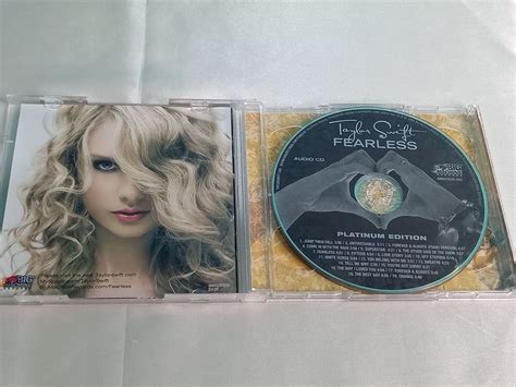 Taylor Swift FEARLESS PLATINUM EDITION ( CD & DVD ), Hobbies & Toys ...