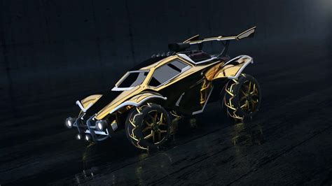 Download Gold Plated Octane Rocket League 4K Wallpaper | Wallpapers.com