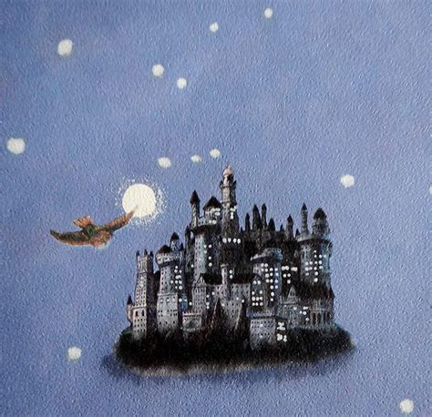 Hogwarts Castle & Post Owls Denim Blue Harry Potter HD wallpaper | Pxfuel