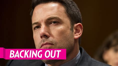 Ben Affleck Drops Out Of Netflix Movie To Focus On His Family - YouTube