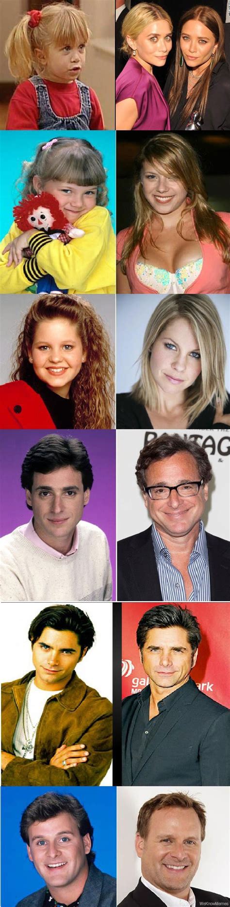 Full House Then And Now | WeKnowMemes | Full house, Full house tv show, Full house cast