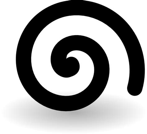 Simple Black Spiral Clip Art at Clker.com - vector clip art online, royalty free & public domain