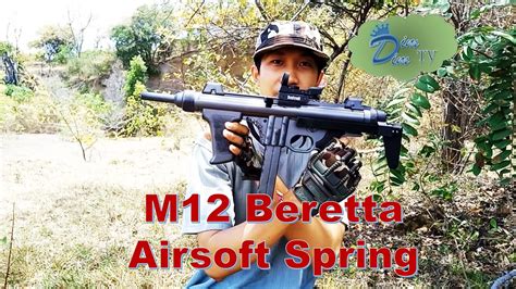 Review Jujur: Beretta M12 Airsoft Spring Italy - M2013 - YouTube