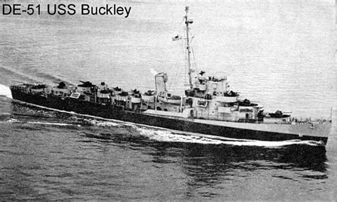 USS Buckley (DE-51) | German submarines, Buckley, Warship