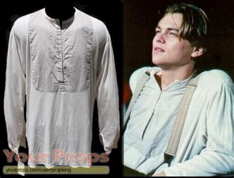 Titanic Leonardo DiCaprio Original Flopped Titanic Shirt original movie costume