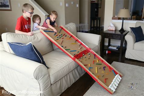 Turn a Cardboard Box into an Epic Marble Run - Frugal Fun For Boys and ...