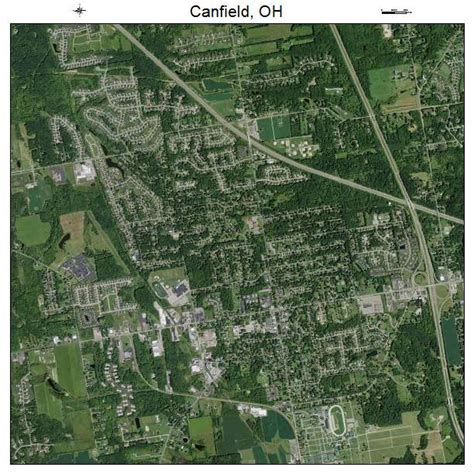 Aerial Photography Map of Canfield, OH Ohio