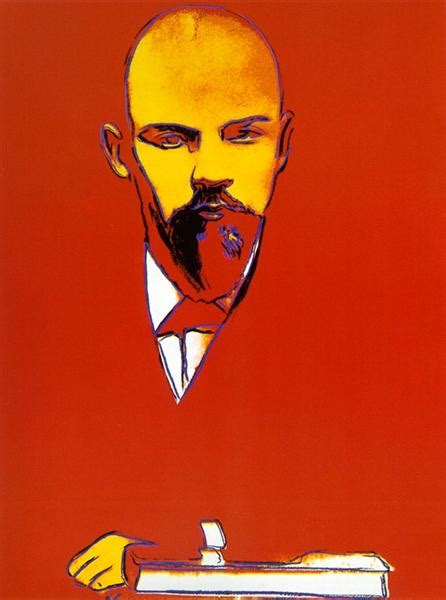 Red Lenin, 1987 - Andy Warhol - WikiArt.org