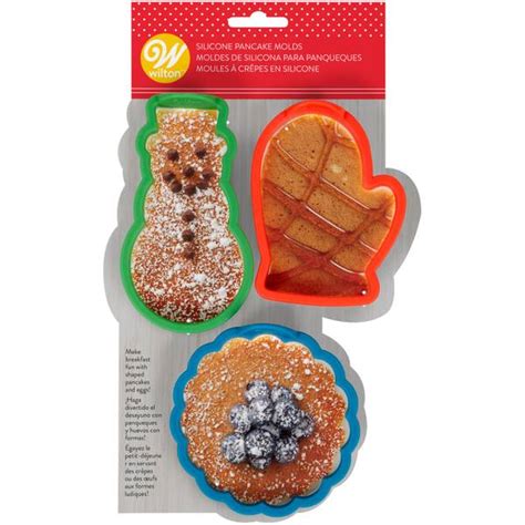 Wilton 3-Piece Holiday Silicone Pancake Molds - 2105-0-0165 | Blain's ...