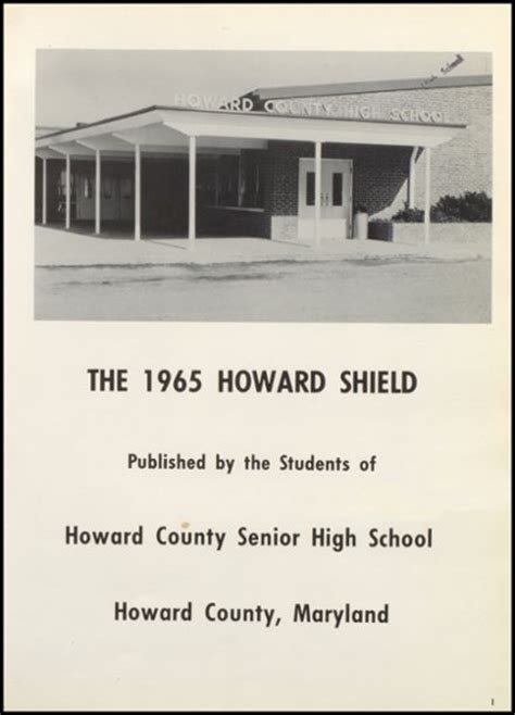 Explore 1965 Howard High School Yearbook, Ellicott City MD - Classmates