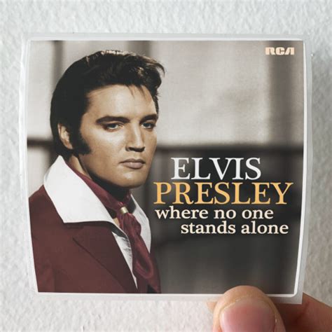 Elvis Presley Where No One Stands Alone Album Cover Sticker