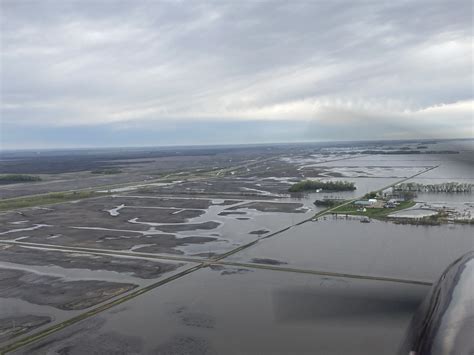 Aerial view of flooded Red River Valley in North Dakota | FWS.gov