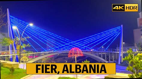 Fier, Albania 🇦🇱 2023, New Year Christmas 🎄🎉Fieri Lights Decoration 🌟 ️ ...