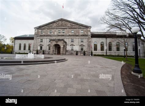 Canada governor general residence at Rideau Hall in Ottawa Stock Photo ...