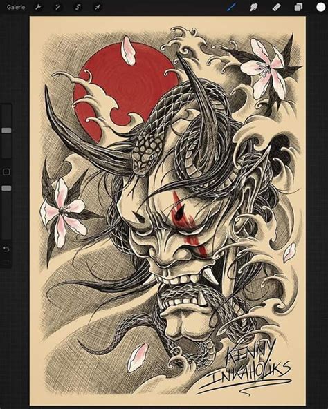 Pin by MarcoZ Morocho on รอยสัก | Japanese demon tattoo, Dragon tattoo ...