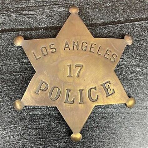 Los Angeles Police Department Badge - Etsy