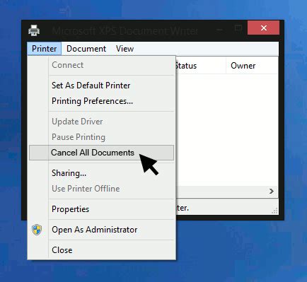 How to Clear the Printer Queue in Windows 8