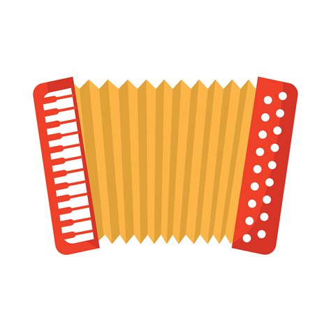 red accordion design 21398218 Vector Art at Vecteezy