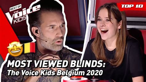 TOP 10 | MOST VIEWED Blind Auditions of 2020: Belgium 🇧🇪 | The Voice ...