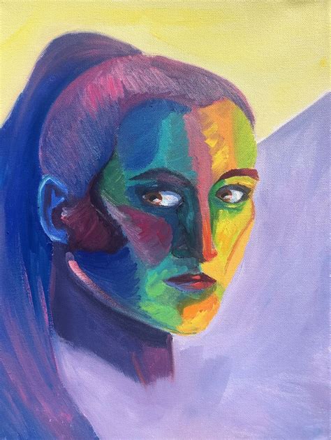 Fauvist Self Portrait | Fauvist, Painting, Self portrait