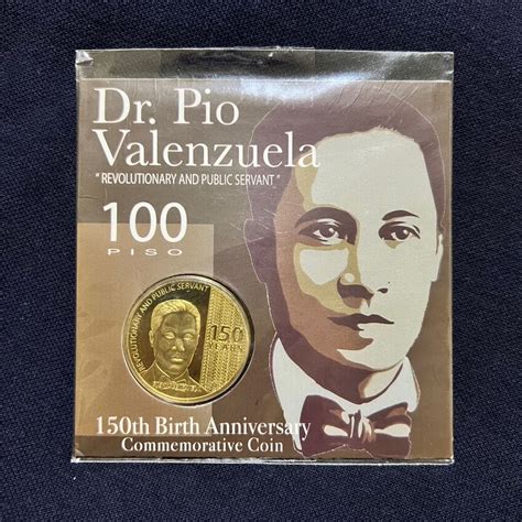 Dr. Pio Valenzuela 100 Piso Commemorative Coin, Hobbies & Toys, Memorabilia & Collectibles ...