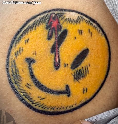 Tatuaje de Watchmen, Smileys, Cómics