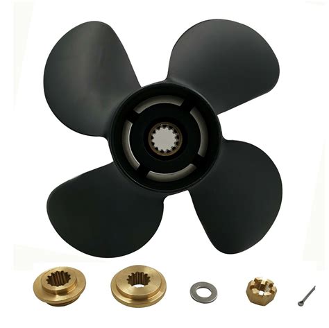 10.3 x 13 Aluminum Propeller for Tohatsu Nissan Outboard 40-70HP - Buy 10.3 x 13 Tohatsu Nissan ...