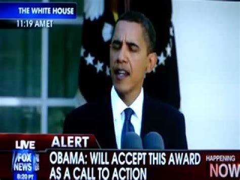 Barack Obama Nobel Peace Prize Acceptance Speech - YouTube