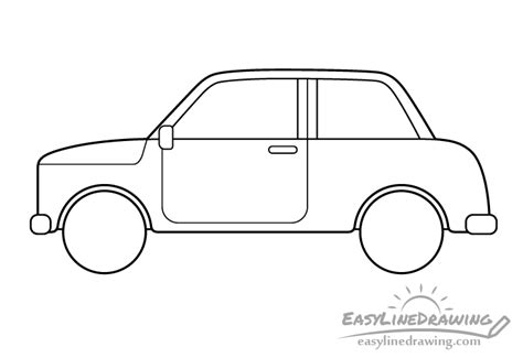 How To Draw A Easy Car