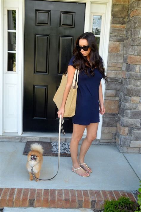 cutest pomeranian! blue dress, summer fashion | Fashion, Summer fashion, Dresses for work