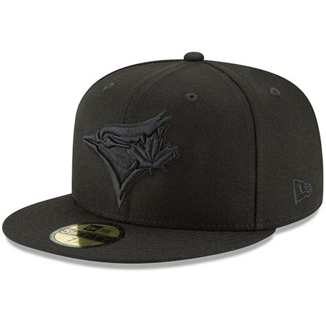 Men's New Era Black Toronto Blue Jays Primary Logo Basic 59FIFTY Fitted ...