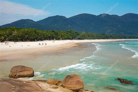 Lopes Mendes beach, Grande island, Rio do Janeiro, Brazil Stock Photo ...