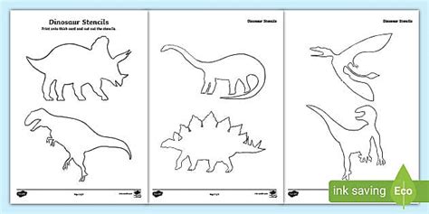 Shadow Puppet Dinosaur Templates - Parents - Topics - Twinkl