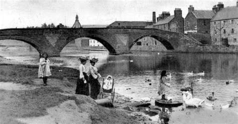 Old photograph of Haddington, Scotland . It is approximately twenty miles east of Edinburgh ...