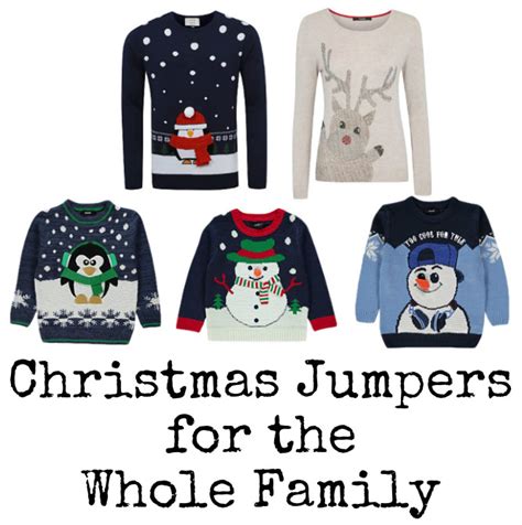 Christmas Jumpers from George at Asda for all the family - In The Playroom