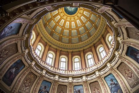 Michigan State Capitol Dome in Color Photograph by John McGraw | Pixels