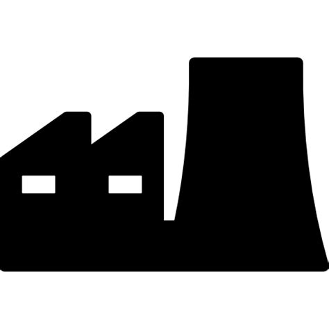 Factory silhouette - Free buildings icons