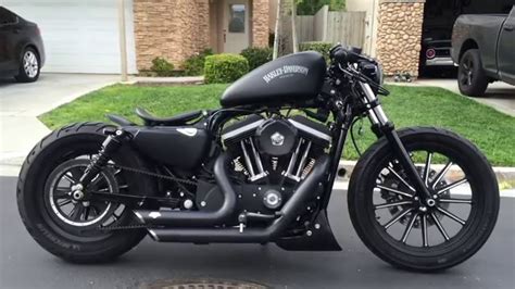 Custom Harley Davidson Sportster Iron 883 Bobber | Reviewmotors.co