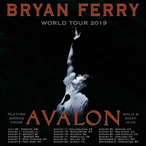 Bryan Ferry Takes Roxy Music's 'Avalon' on North American Tour | Exclaim!