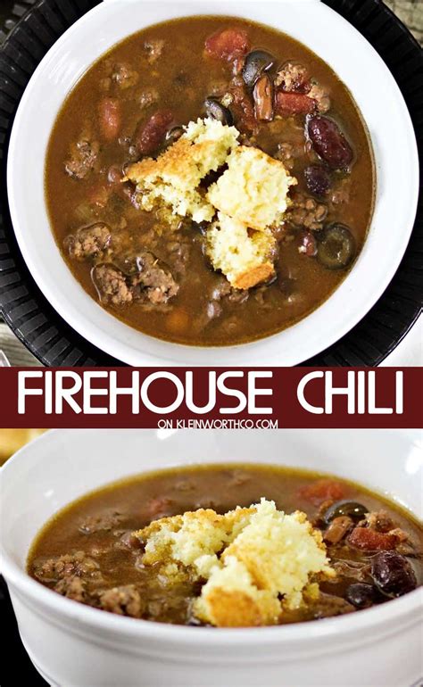 Best Firehouse Chili {Recipe} - Kleinworth & Co