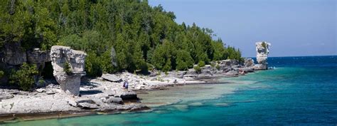 Flowerpot Island Tobermory. Visit Flowerpot Island Bruce Peninsula